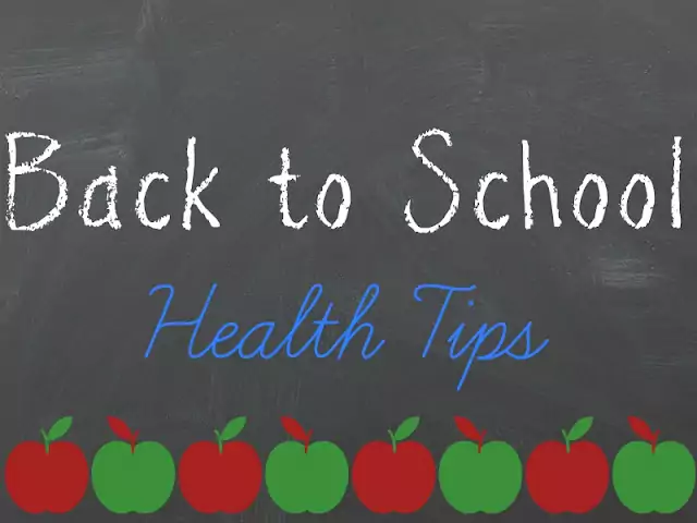 back to school health tips